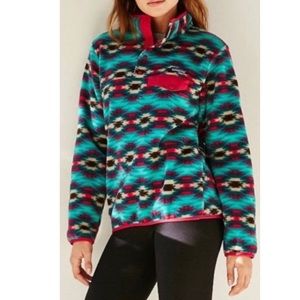 Patagonia Synchilla Wild Desert Snap-T Fleece Sweater Aztec Western